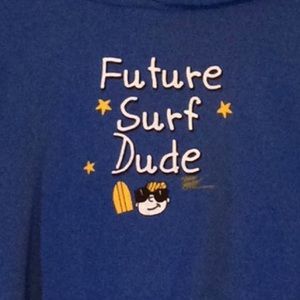Royal Blue Youth Hoodie, Future Surf Dude, NWT